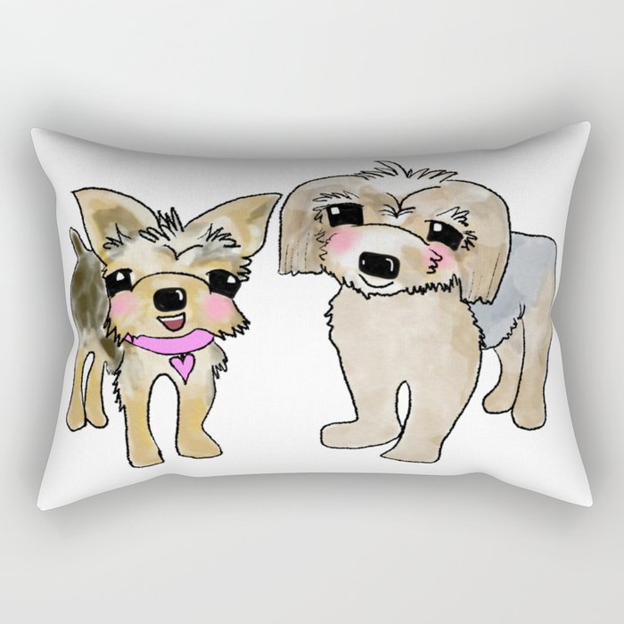 Pup Pals Rectangular Pillow