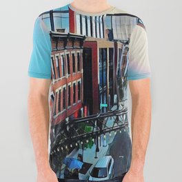 Columbus Streets Ohio All Over Graphic Tee