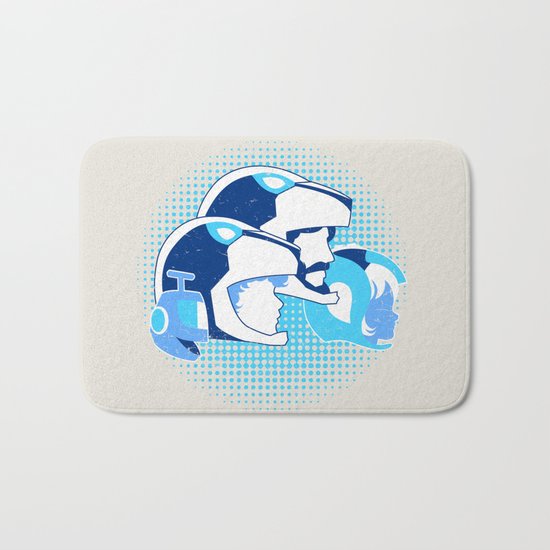 Travel Among Unknown Stars Bath Mat