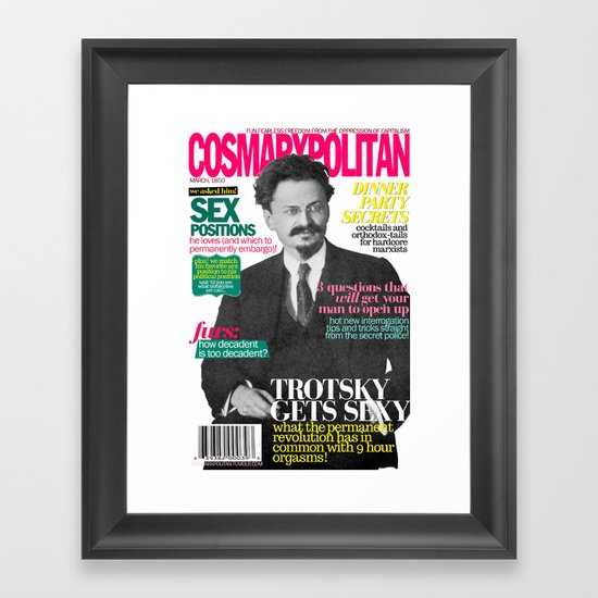 COSMARXPOLITAN, Issue 8 Framed Art Print