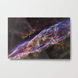 1659. Veil Nebula: Wisps of an Exploded Star  Metal Print | Hubble, Photo, Cygnusconstellation, Explodedstar, Constellation, Supernovaremnant, Esa, Theswan, Heritageteam, Veilnebula 