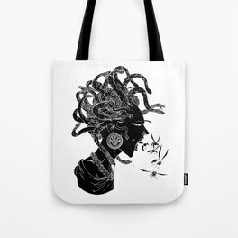 Black Medusa Tote Bag