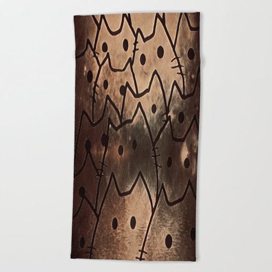 cats-388 Beach Towel