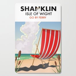 Shanklin beach Isle of wight  Cutting Board