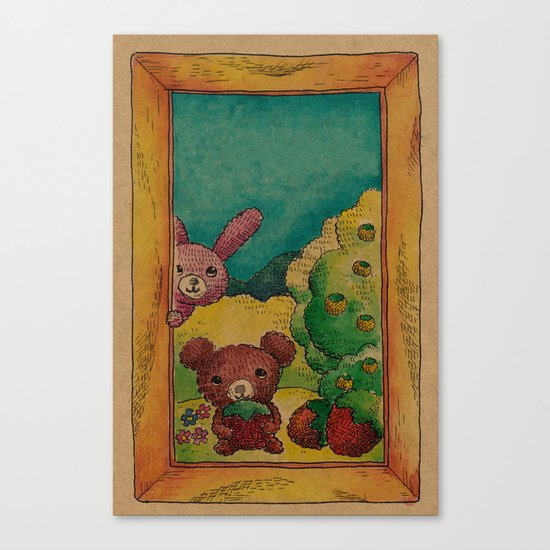 Forest wool Canvas Print
