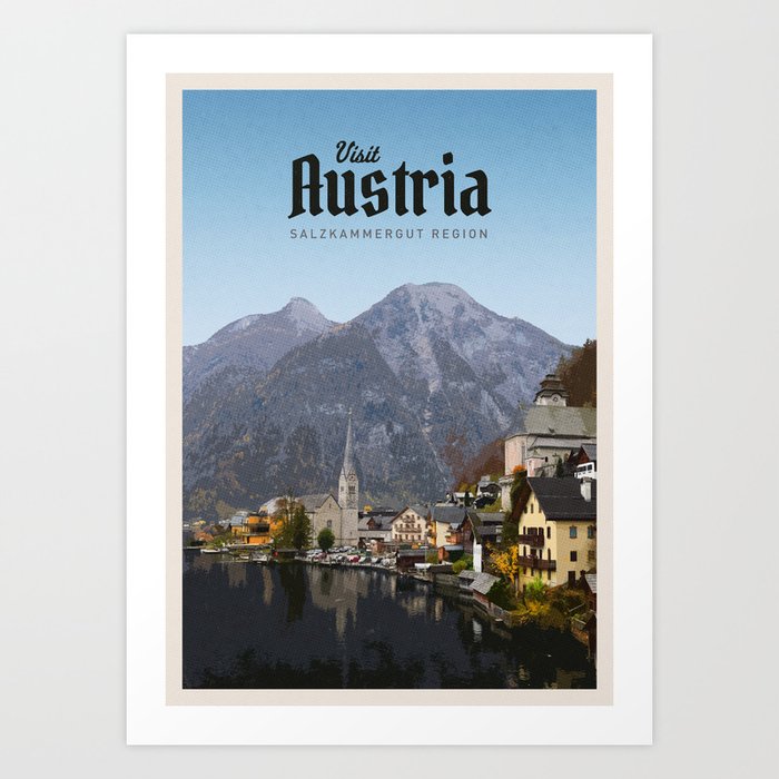 Visit Austria Art Print