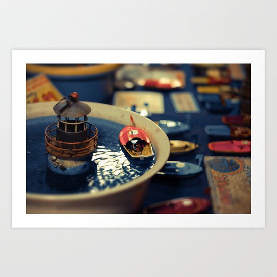 Full steam ahead! Art Print