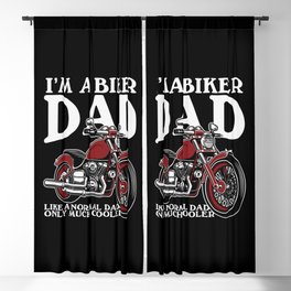 I'm A Biker Dad Funny Saying Blackout Curtain