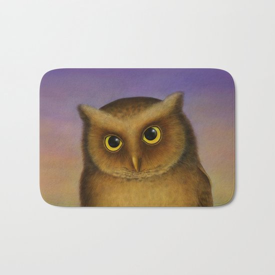 Mountain Scops Owl Bath Mat