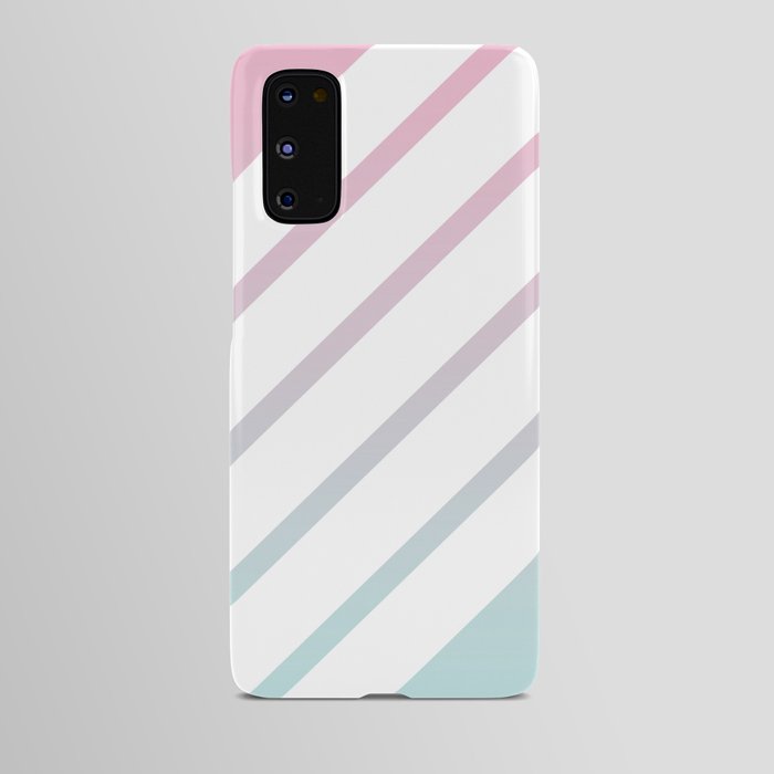 Color Gradient Retro Stripes Android Case