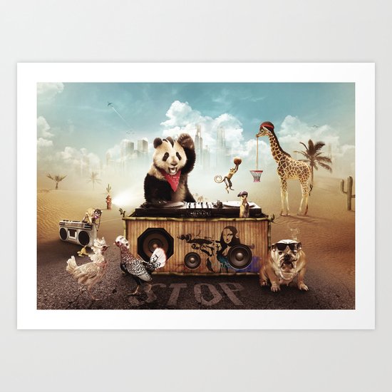 Party Animals Art Print