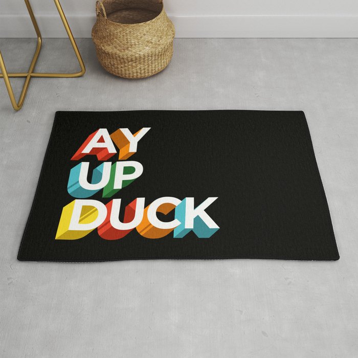 Ay Up Duck Rug