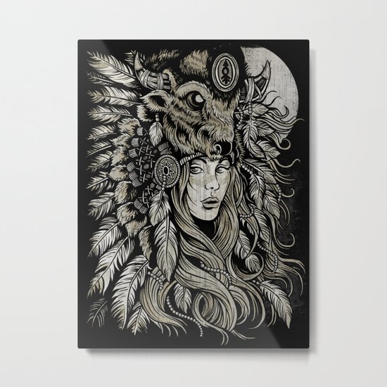 Spirit of the Buffalo Metal Print
