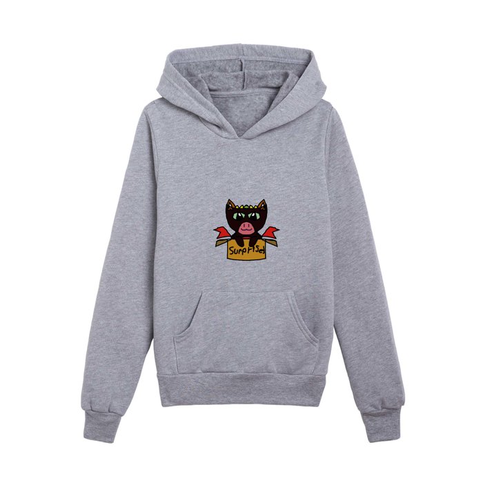 Dragon in a Box Kids Pullover Hoodie