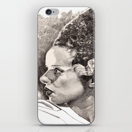 The bride of frankenstein elsa lancaster iPhone & iPod Skin