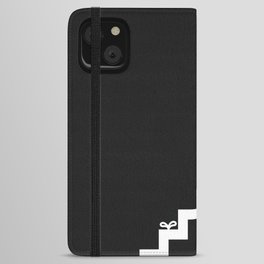 Simple minimal stairs with flower and sprout 2 iPhone Wallet Case