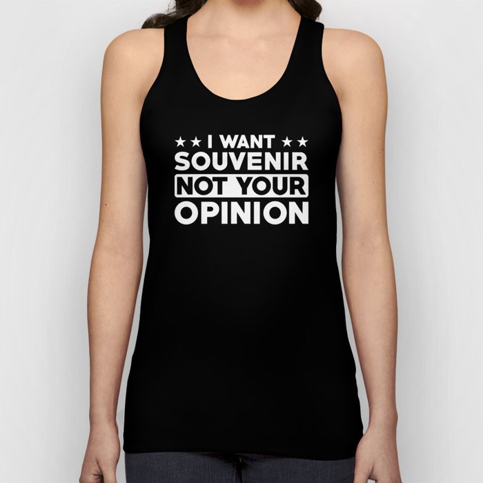 Souvenir Collectors Tank Top