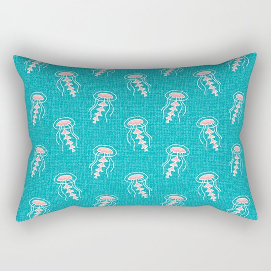 Jellyfish_Pattern Rectangular Pillow