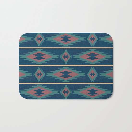 Native Spirit Pattern Bath Mat