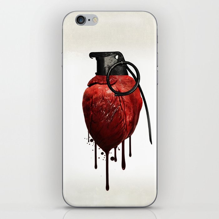 Heart Grenade iPhone Skin