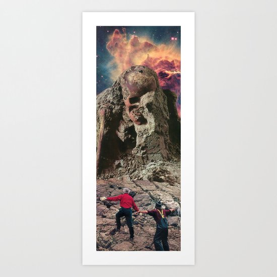the bones of an idol Art Print