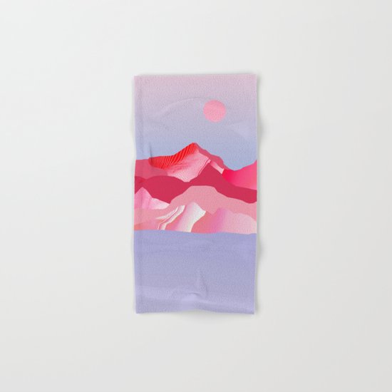 Pink Sun Blush Hand & Bath Towel