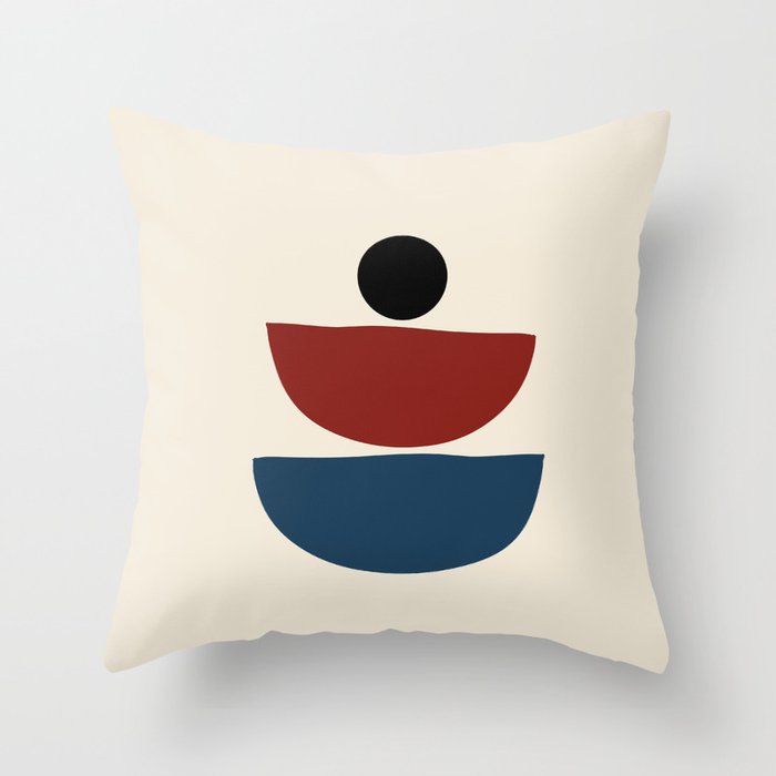 Balance inspired by Matisse 4 Throw Pillow