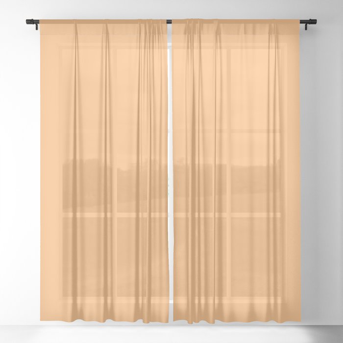 Kumquat Sheer Curtain