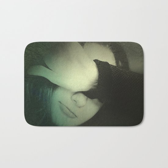 One portrait Bath Mat