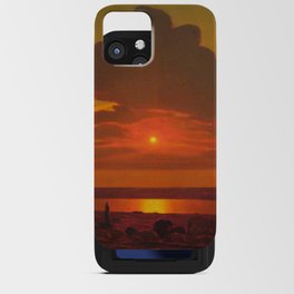 Gloomy Sunset Art iPhone Card Case