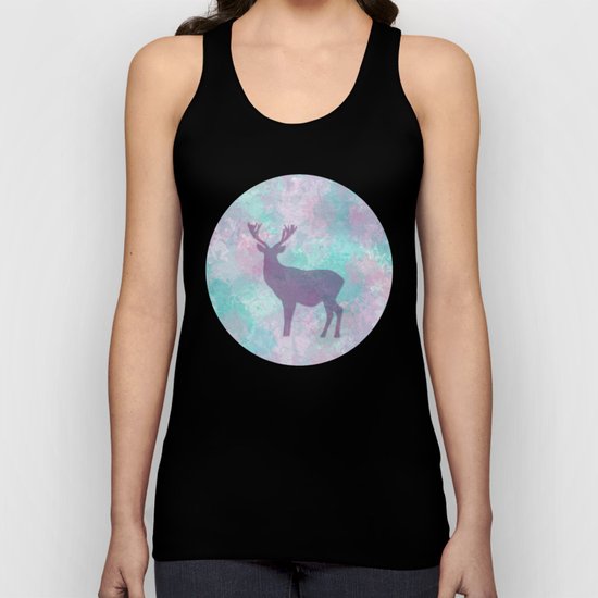 Deer Silhouette Unisex Tank Top