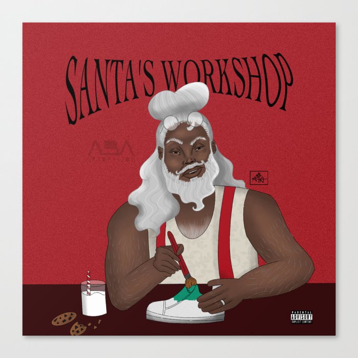 Santa's Workshop Canvas Print