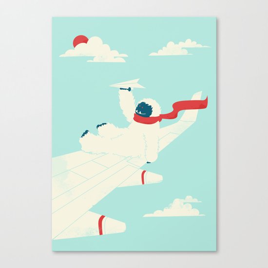 Paper Airplane Canvas Print