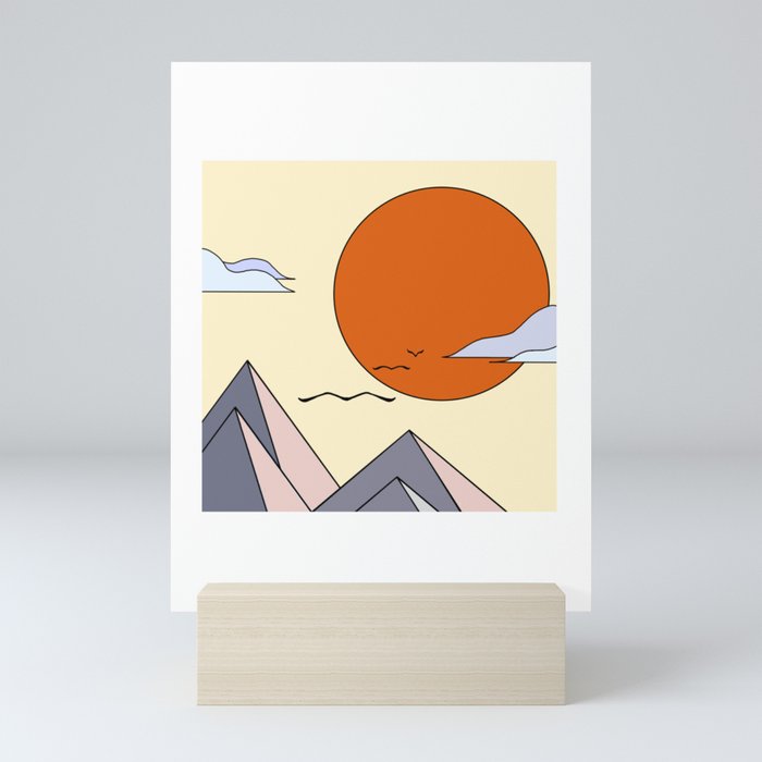 Mountain Sight Mini Art Print