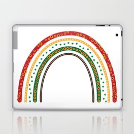 Abstract Sunflower boho rainbow  Laptop & iPad Skin