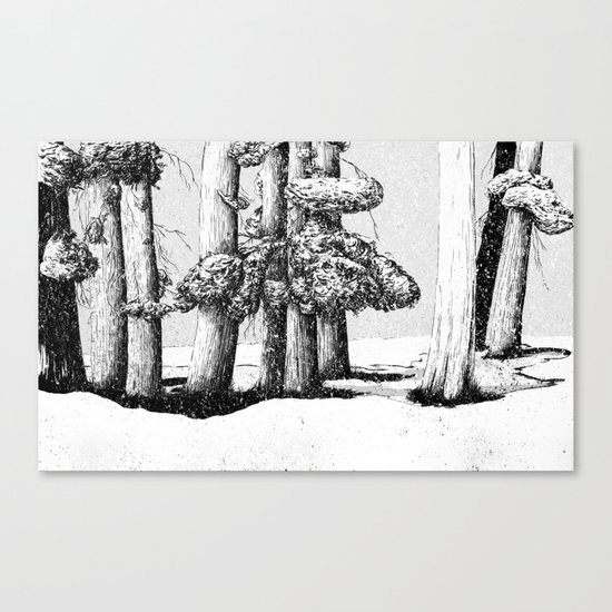 Tree Scene Canvas Print