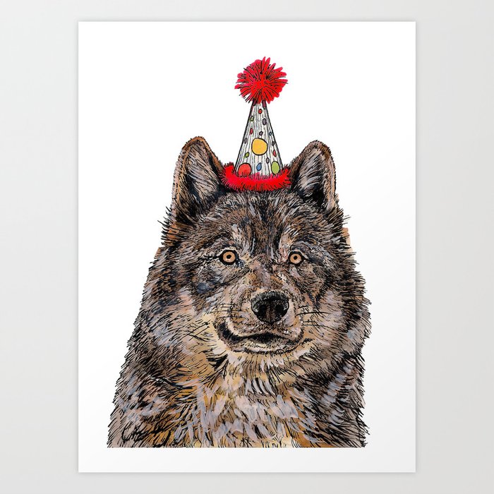 Wolf Party Art Print