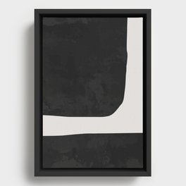 Modern Abstract Art Print | Home Decor Modern Set of 1 | 2/2 Framed Canvas