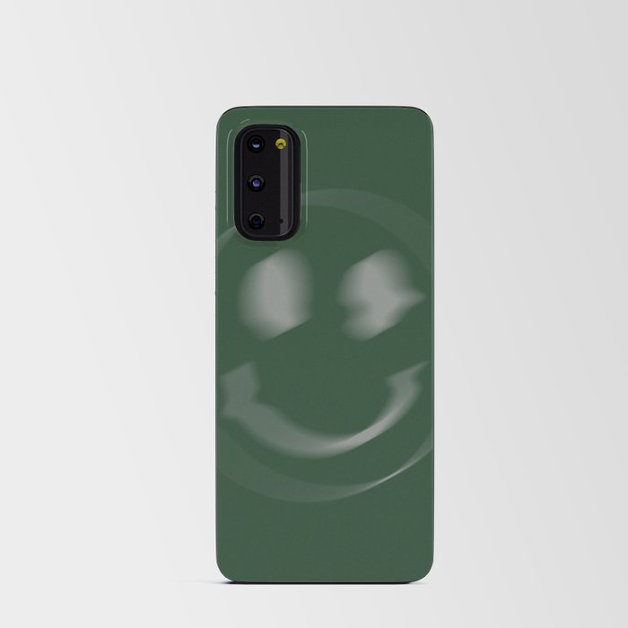 Glitch - Green Android Card Case