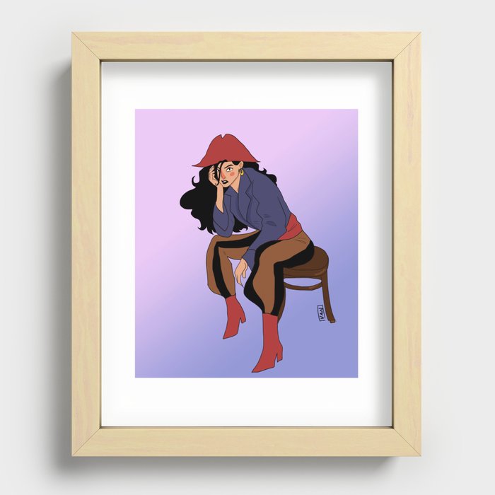 Oh Captain, My Captain Recessed Framed Print