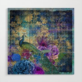 Feather Peacock 20 Wood Wall Art