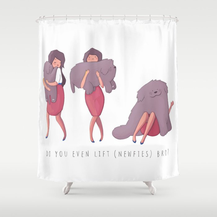 Do You Even? Shower Curtain