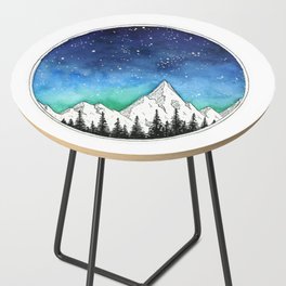 Mountain Galaxy Circle Side Table