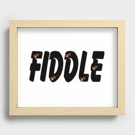 It's Fiddle Time! Recessed Framed Print