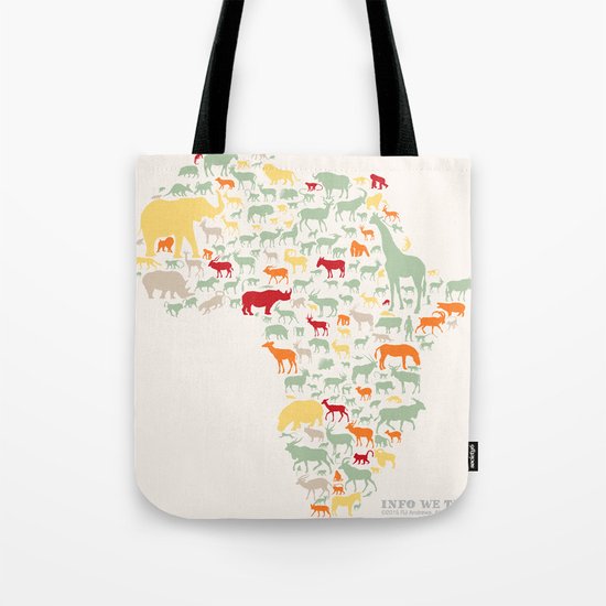 Endangered Safari - without animal names Tote Bag