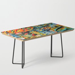 Abstract Graffiti Doodle Expressionist Art by Emmanuel Signorino Coffee Table