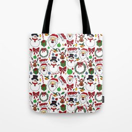 Christmas drawing pattern 1 Tote Bag