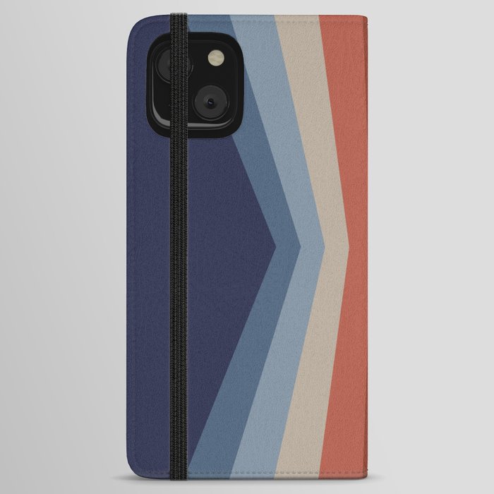 Rainbow reflection in retro style iPhone Wallet Case