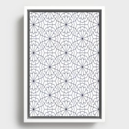 Beautiful Moroccan Pattern Design Framed Canvas
