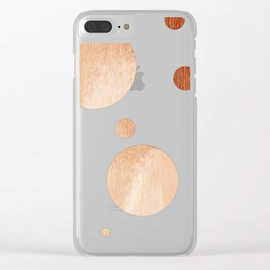 Polka dots Clear iPhone Case